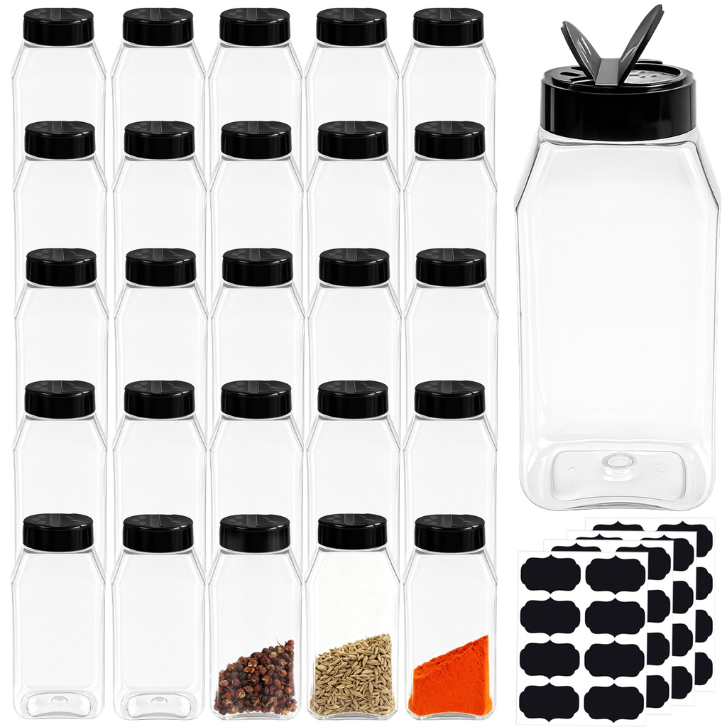 Espinoza Harvest Pantry Heavy Duty Spice Jars Assorted