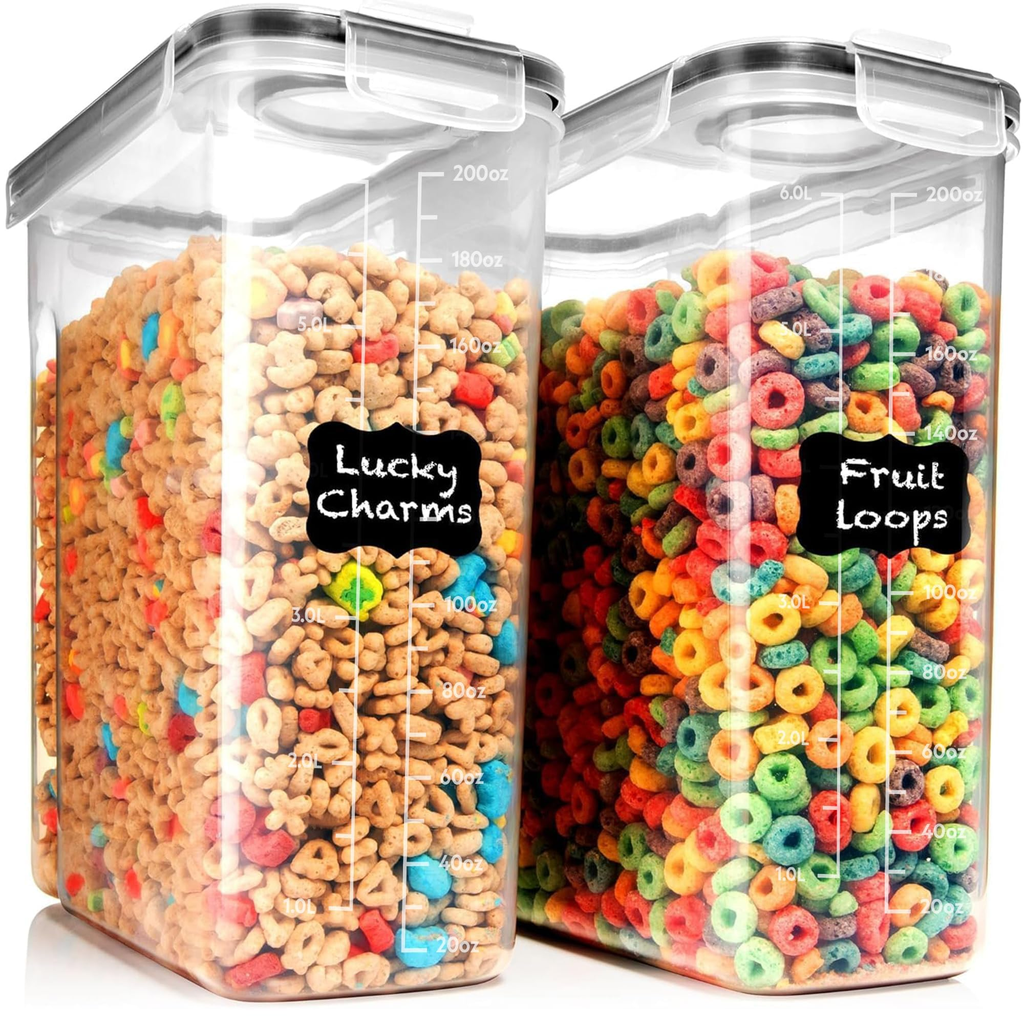 Espinoza Harvest Pantry Everyday Cereal Container Clear