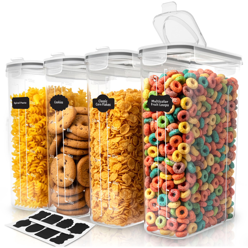 Espinoza Harvest Pantry Cereal Container Gray