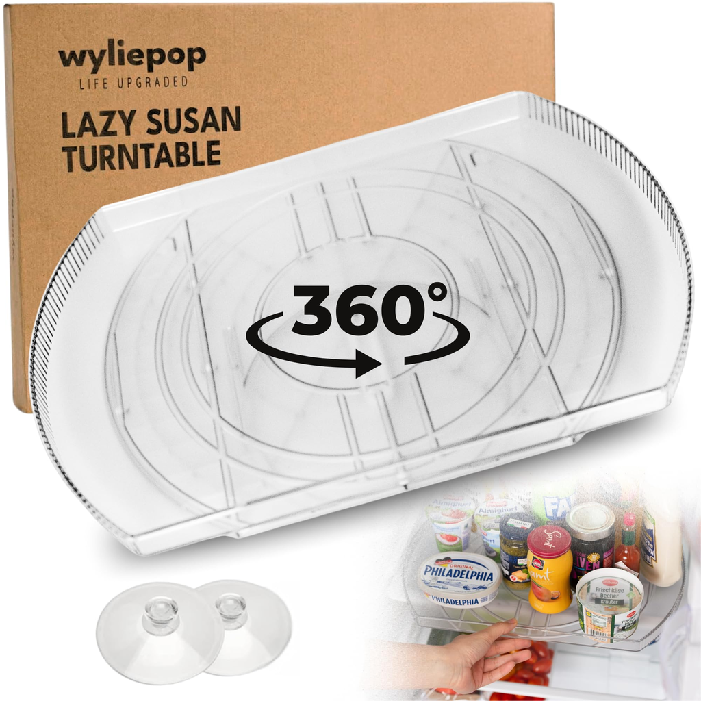 Espinoza Harvest Pantry Travel Lazy Susan Navy